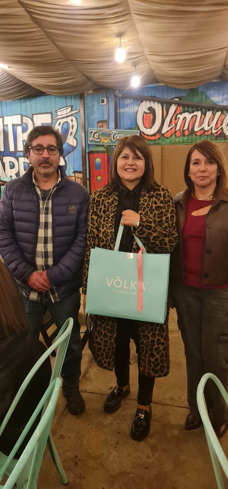 Evelyn Pérez durante una actividad de reconocimiento de ASODIVAL